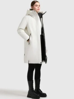 Mantel NELLEN2 LUNA WHITE