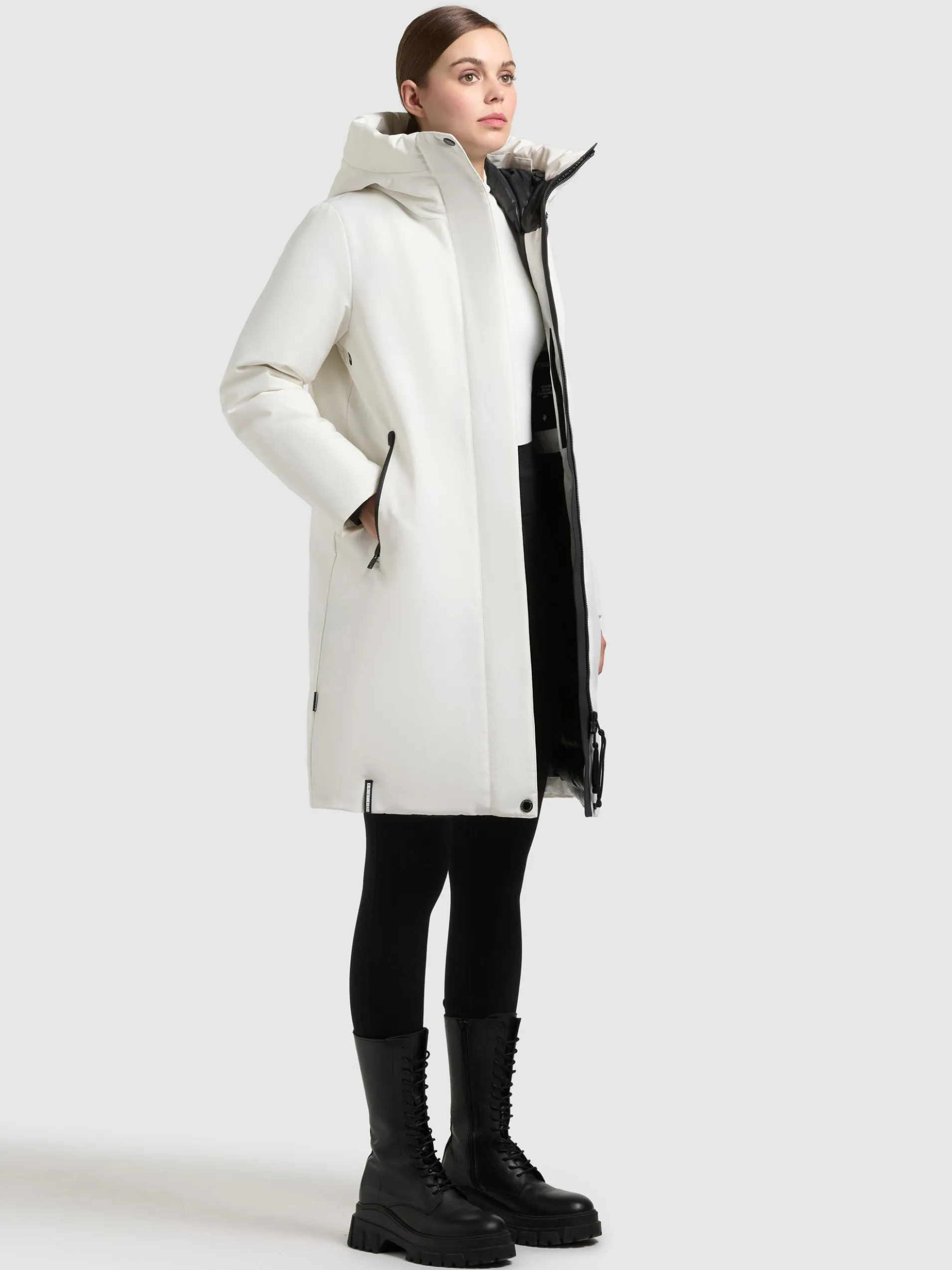 Mantel NELLEN2 LUNA WHITE