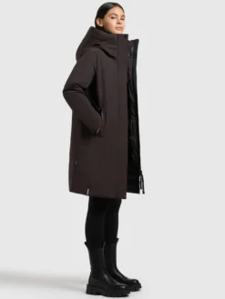 Mantel NELLEN2 MOODY PLUM