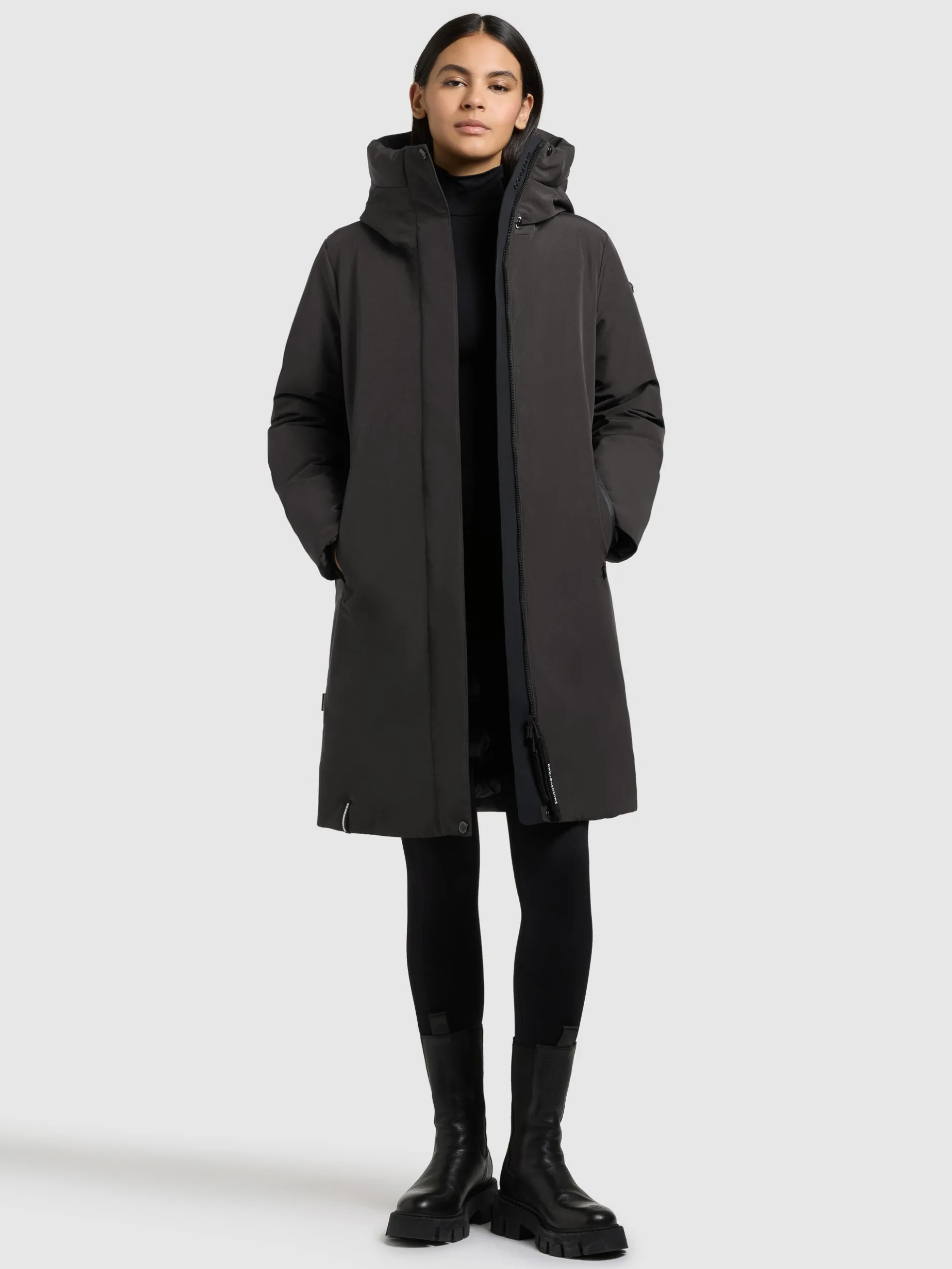 Mantel NELLEN2 WINTER GREY