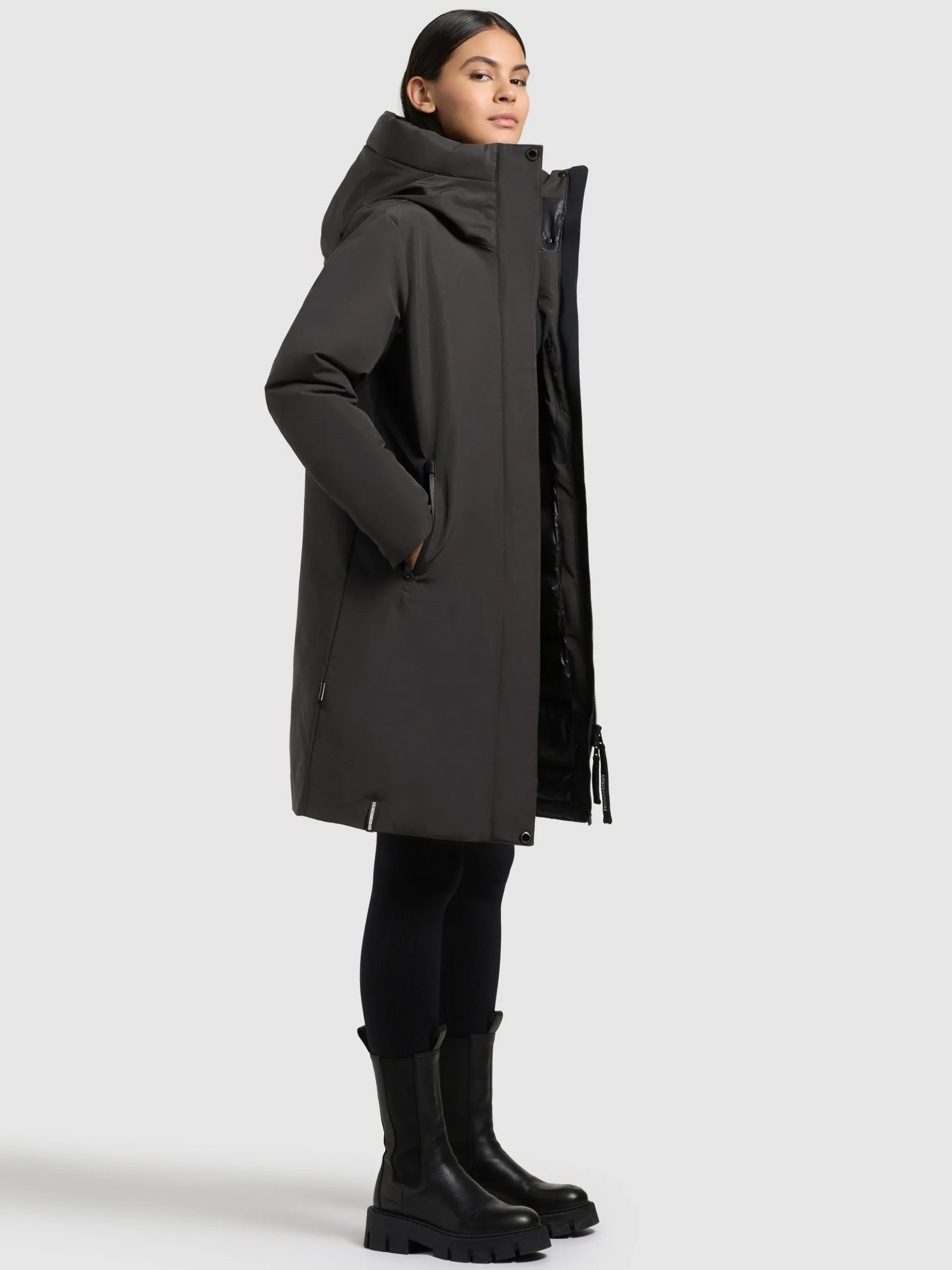 Mantel NELLEN2 WINTER GREY