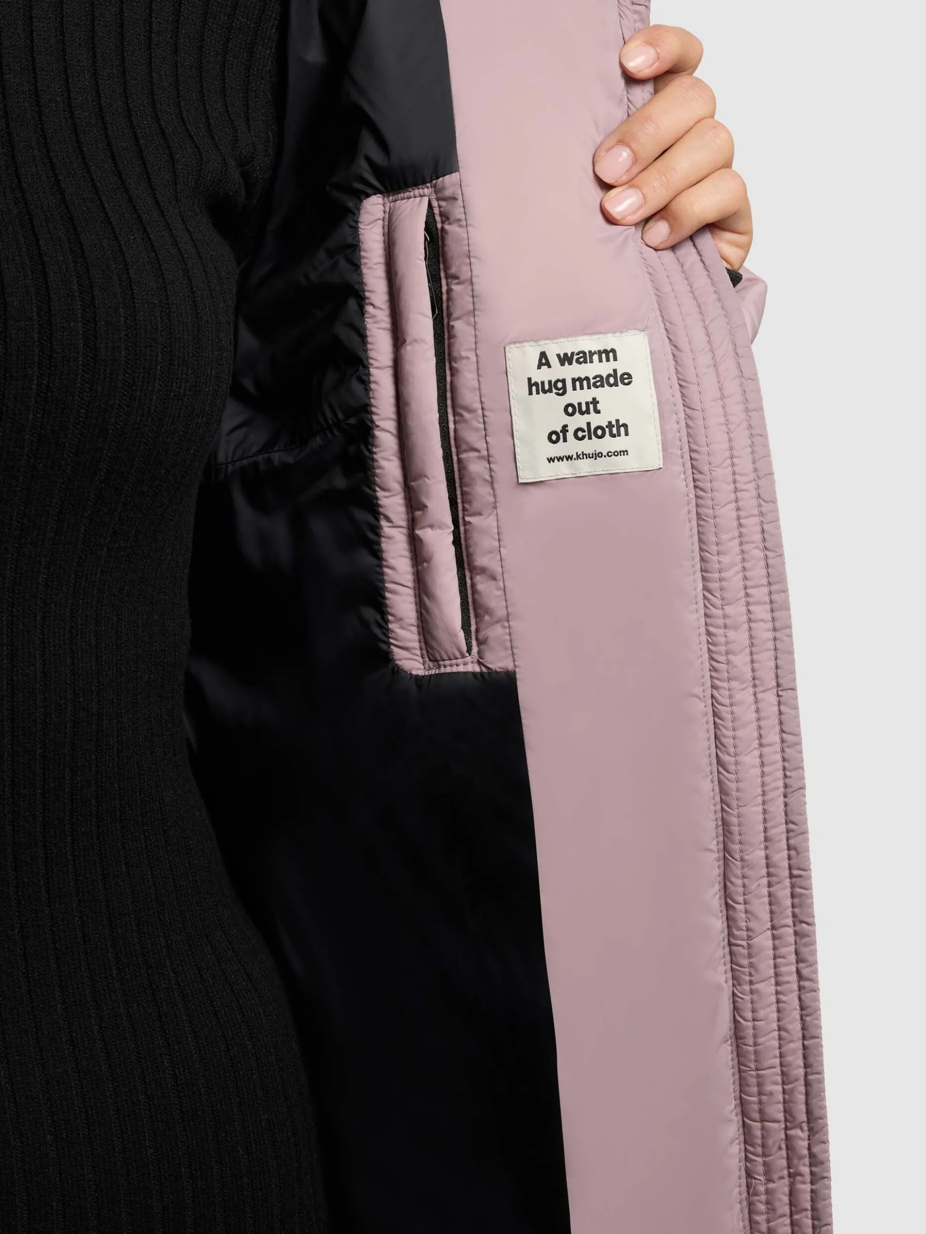 Mantel ODANA4 PALE MAUVE