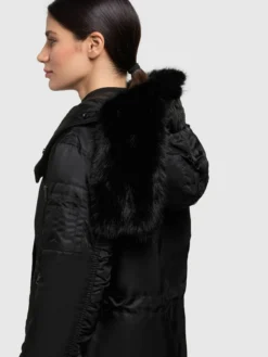 Mantel OLIVA BOMBER BLACK
