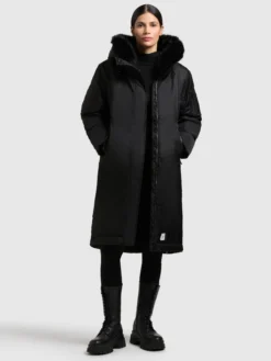 Mantel OLIVA BOMBER BLACK