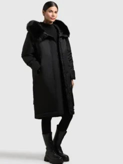 Mantel OLIVA BOMBER BLACK