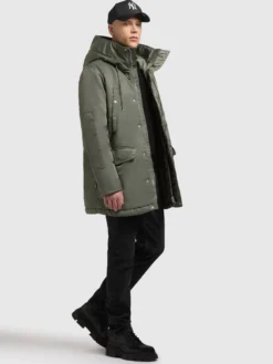 Mantel PAKPAO SAGE GREEN