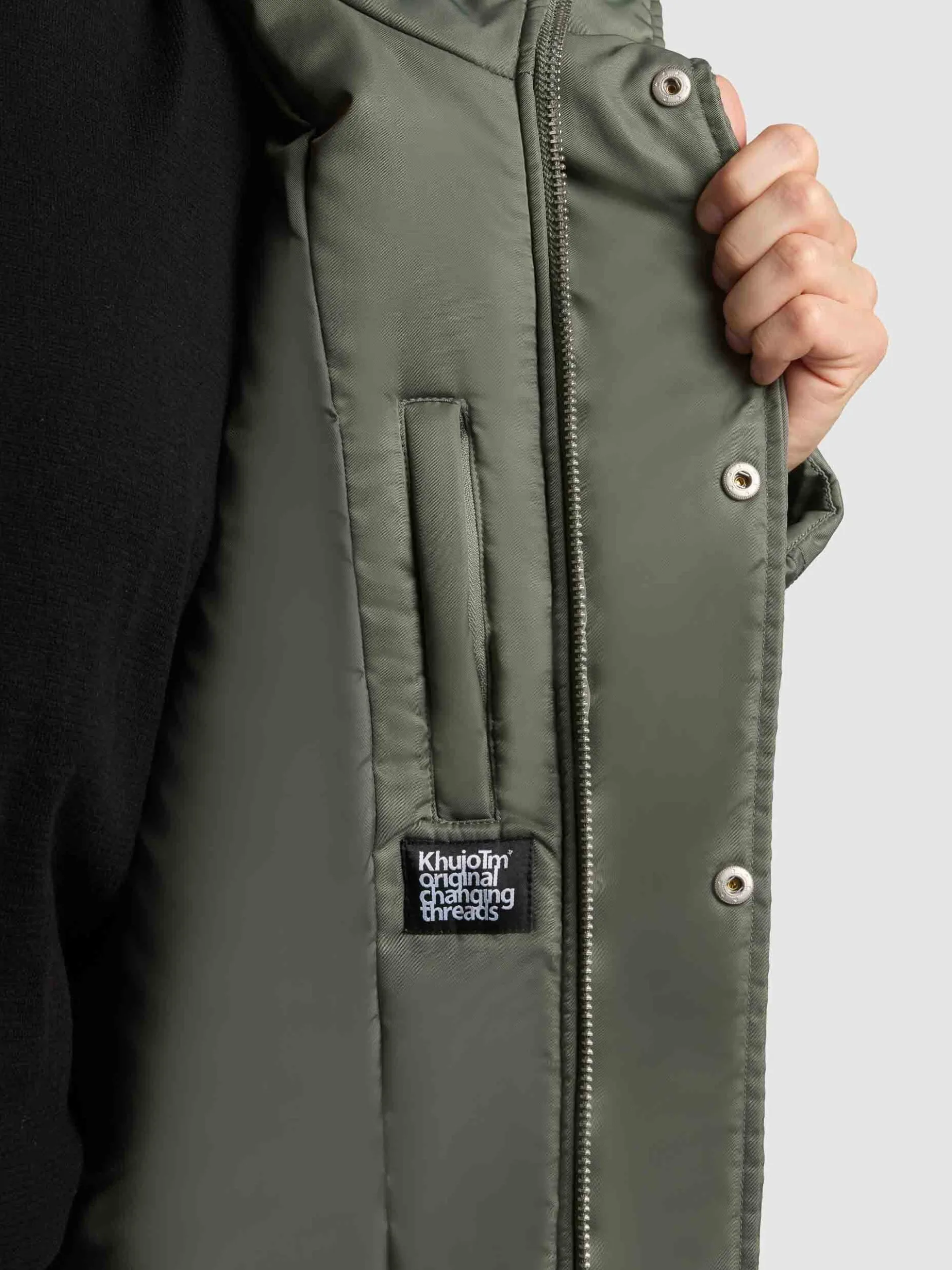 Mantel PAKPAO SAGE GREEN
