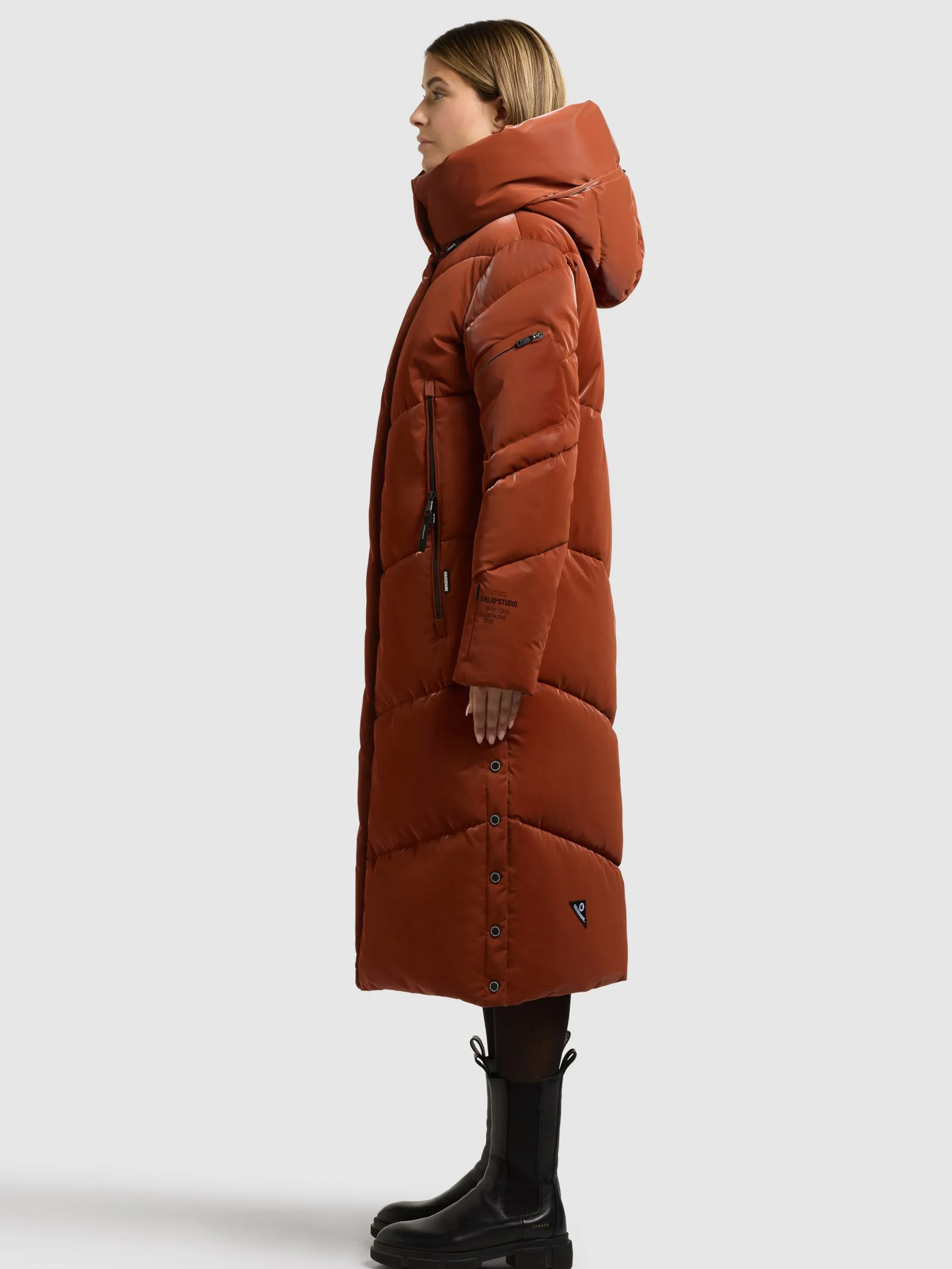 Mantel PULSET SHINY SIENNA BROWN