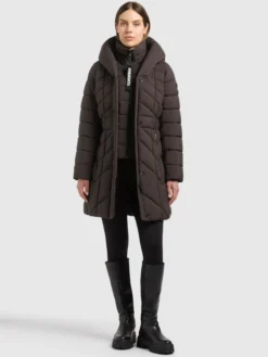 Mantel PURCH - 2IN1 (Einsatz herausnehmbar) MOODY PLUM