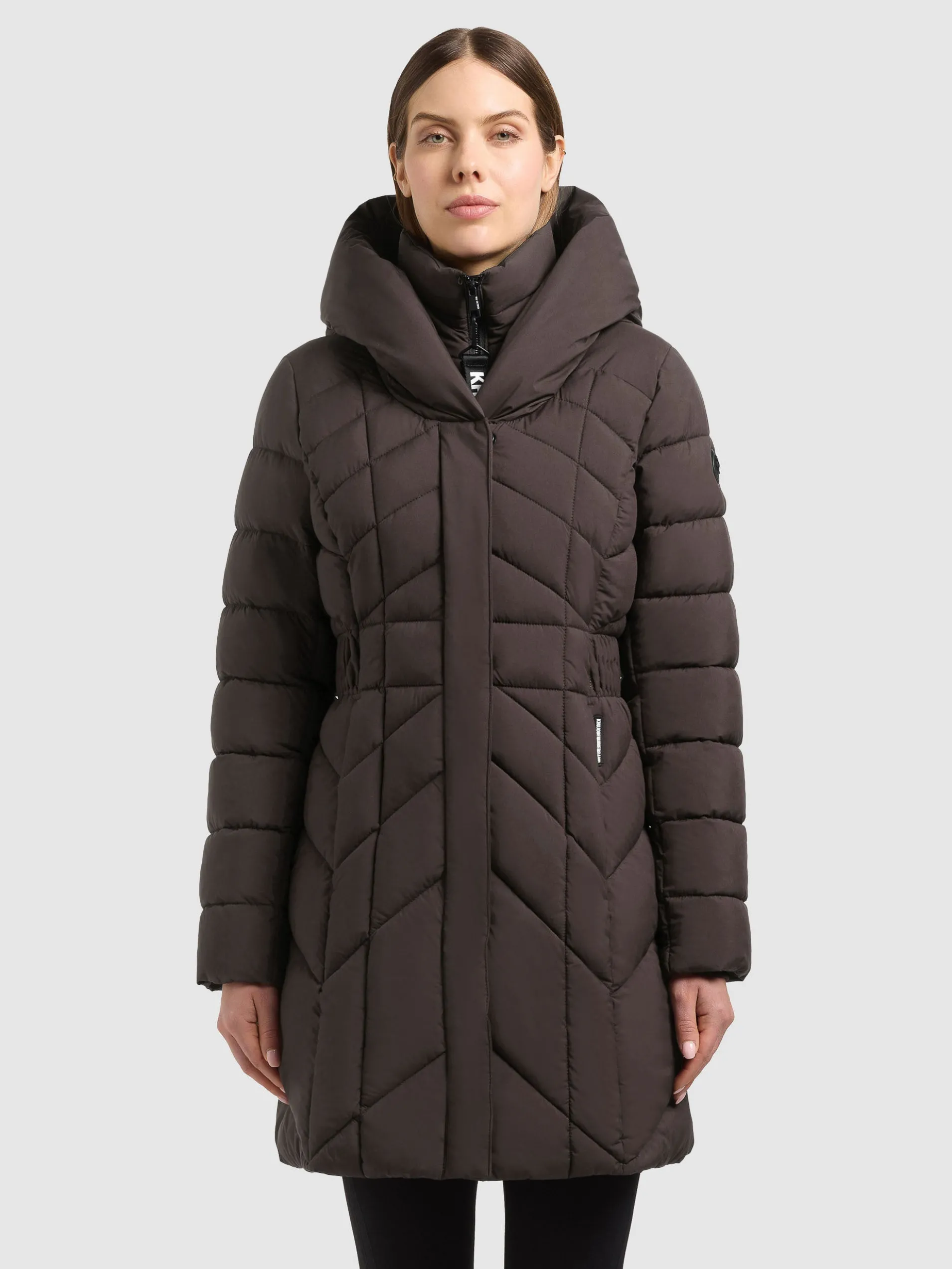 Mantel PURCH - 2IN1 (Einsatz herausnehmbar) MOODY PLUM