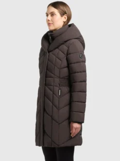 Mantel PURCH - 2IN1 (Einsatz herausnehmbar) MOODY PLUM