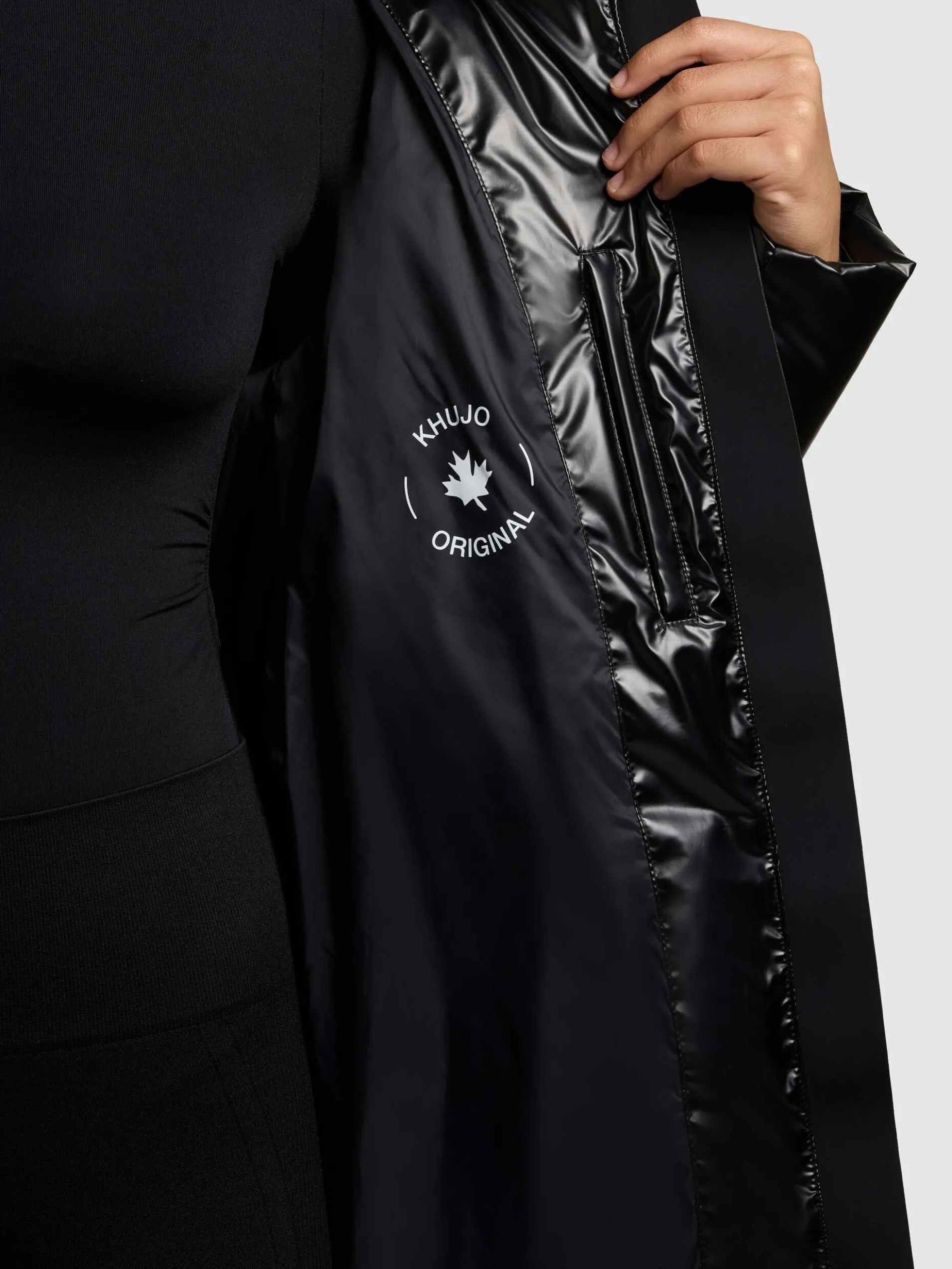 Mantel RUBINA2 SHINY BLACK
