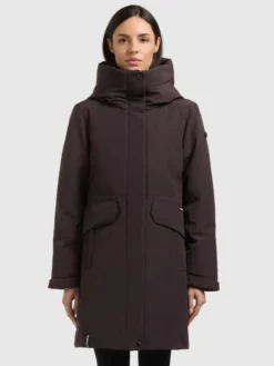 Mantel SINA2 MOODY PLUM