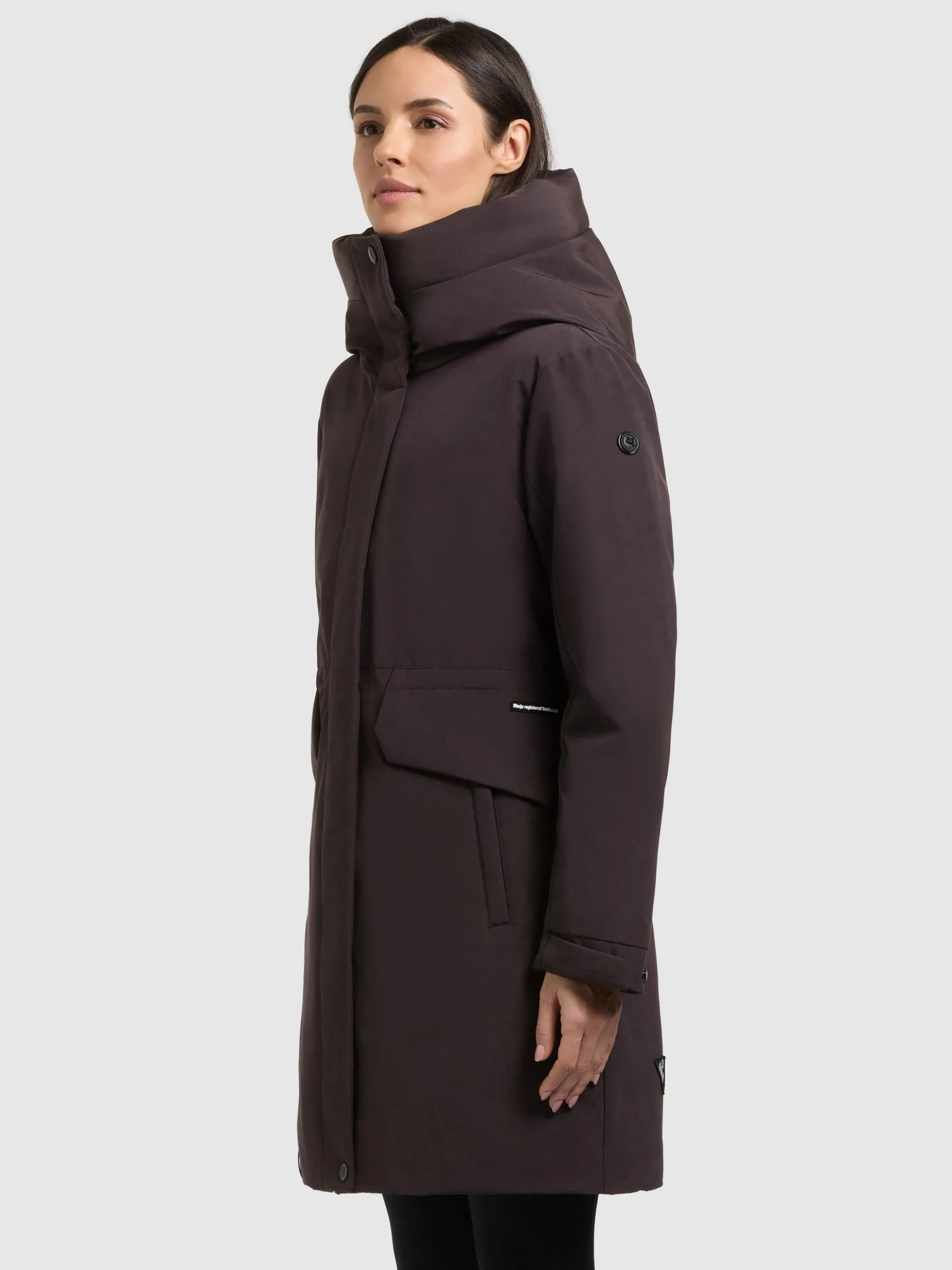 Mantel SINA2 MOODY PLUM