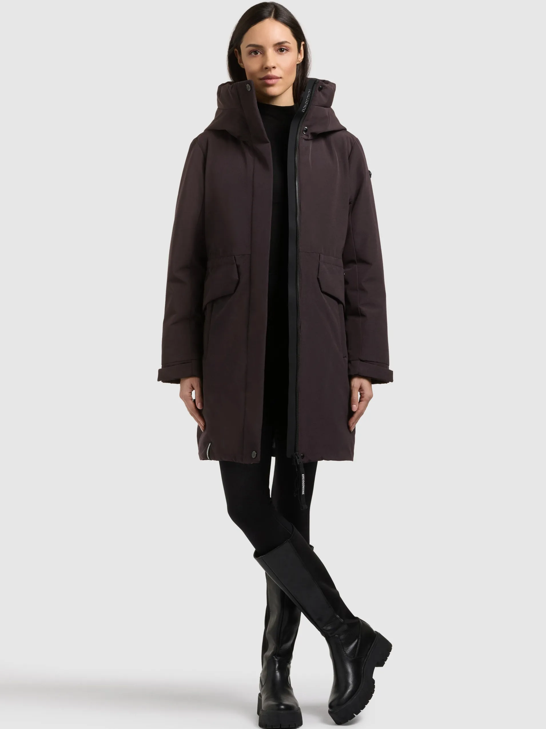 Mantel SINA2 MOODY PLUM