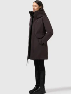 Mantel SINA2 MOODY PLUM
