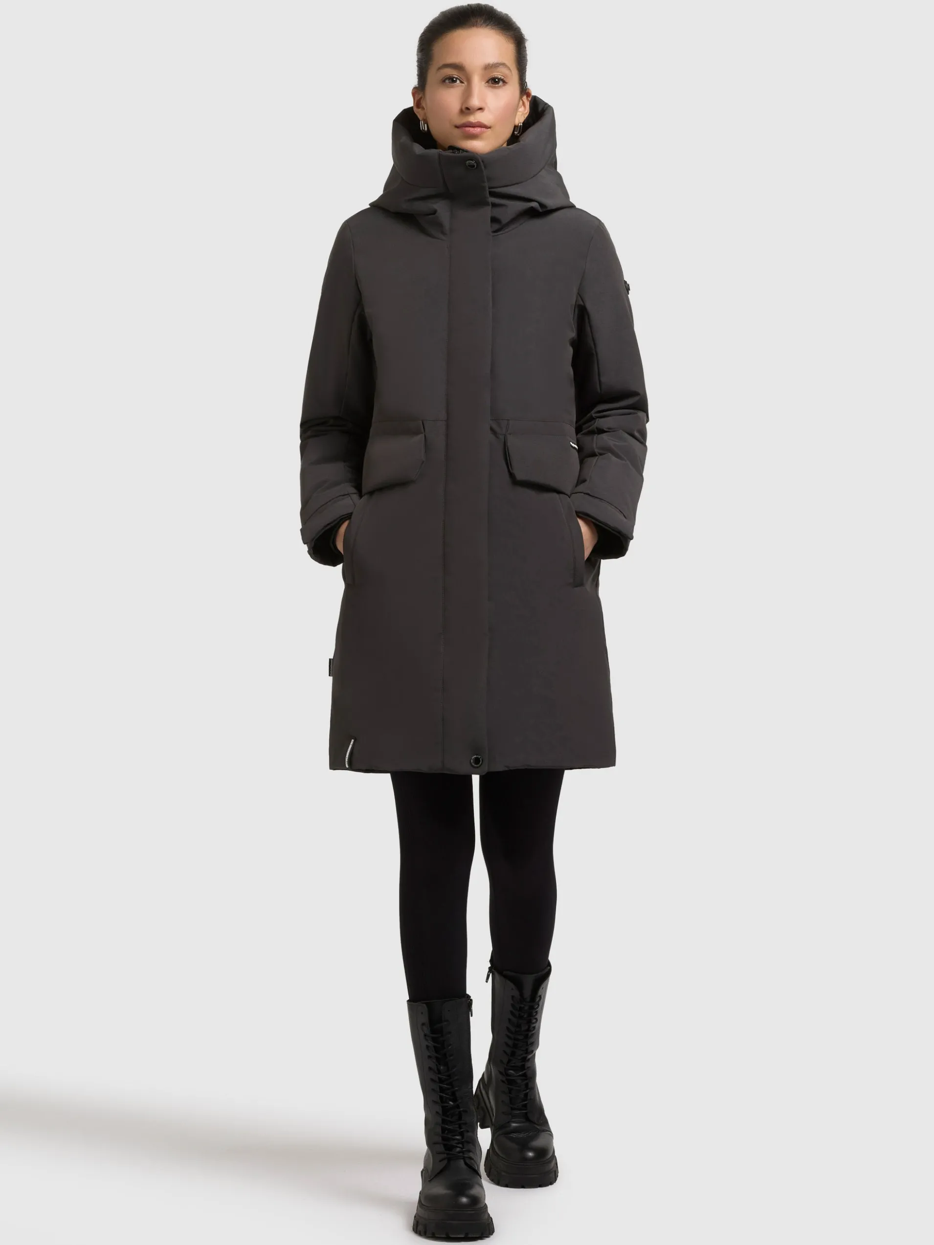 Mantel SINA WINTER GREY