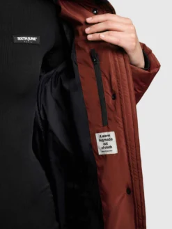 Mantel SONJE6 DARK RED
