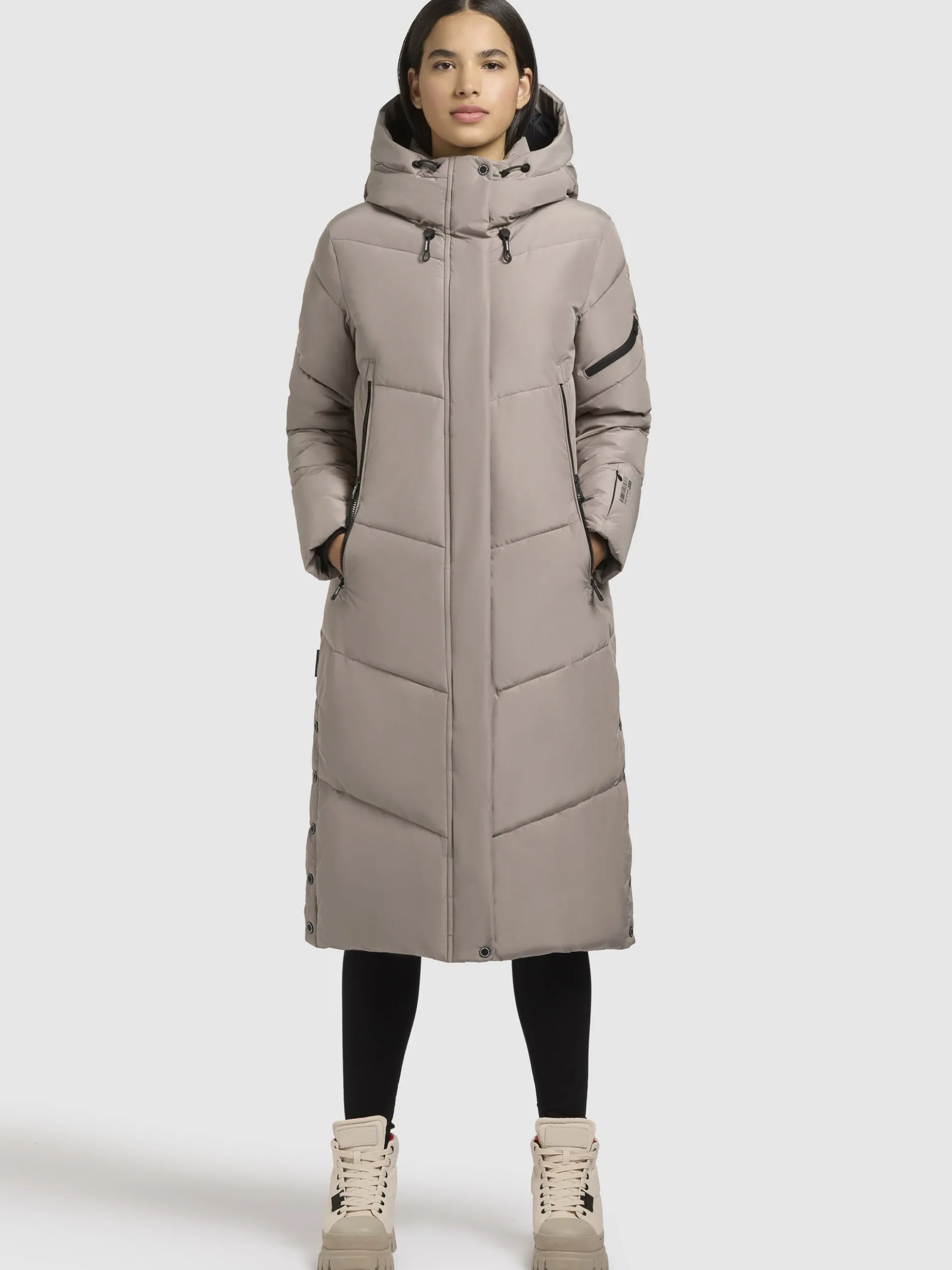 Mantel SONJE6 Graubeige