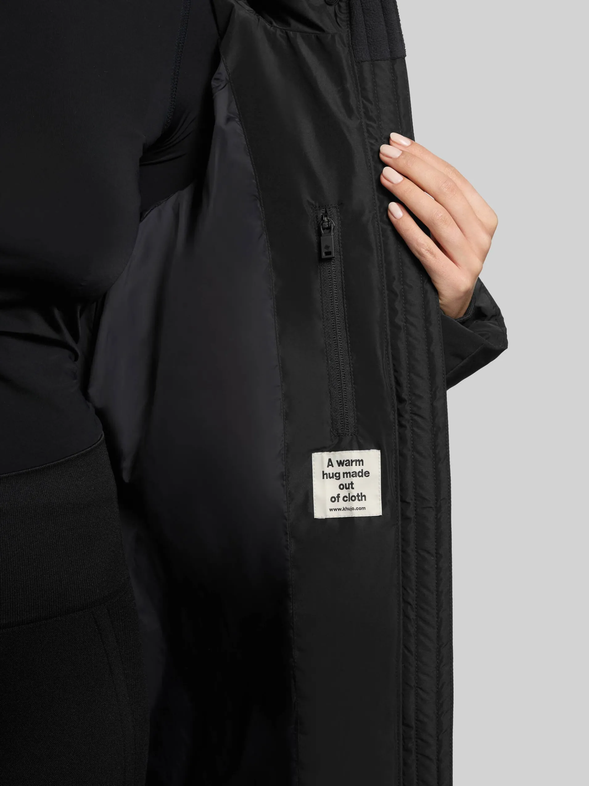 Mantel SOULANI5 MATT BLACK