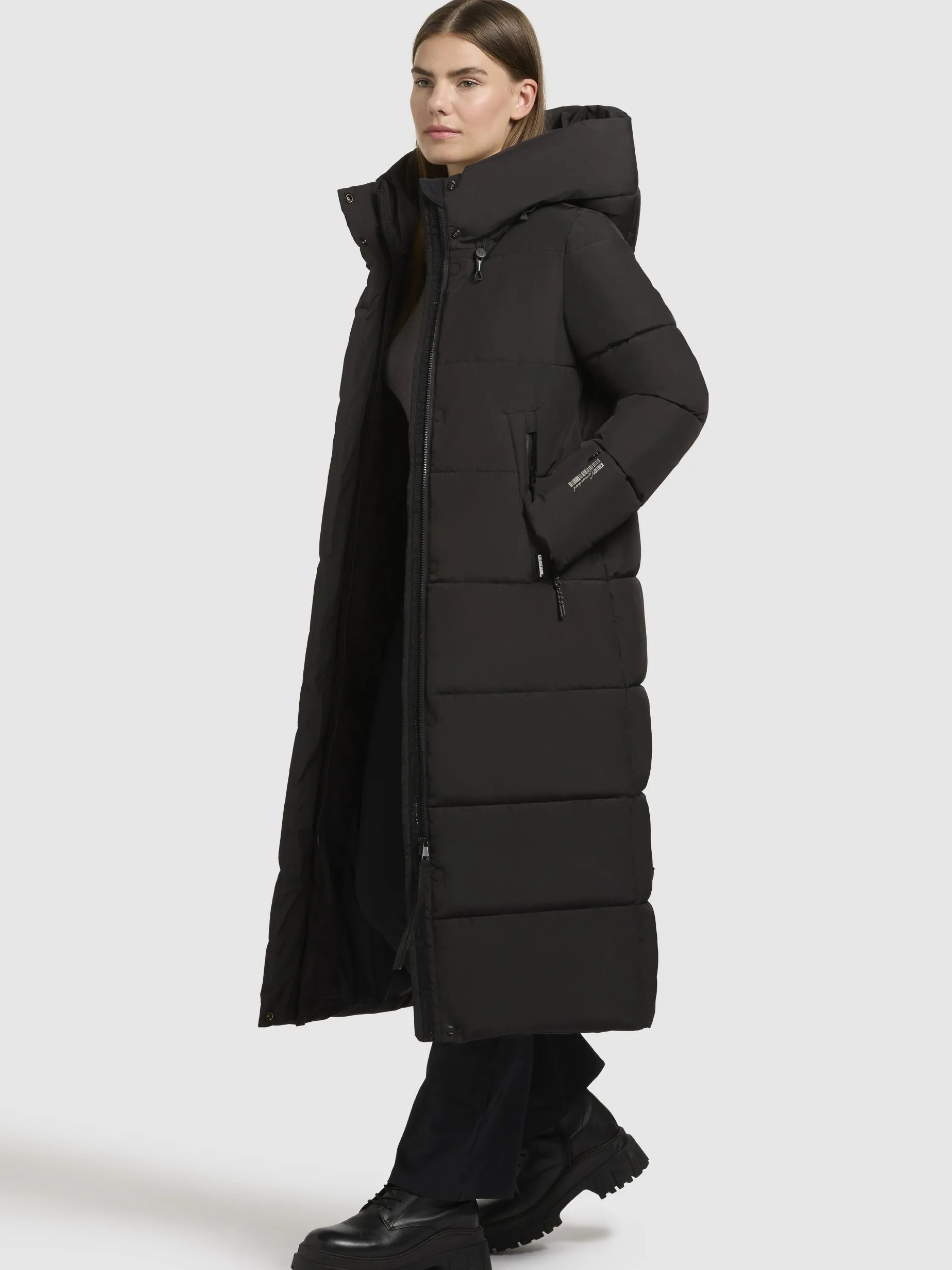 Mantel SOULANI4 Schwarz