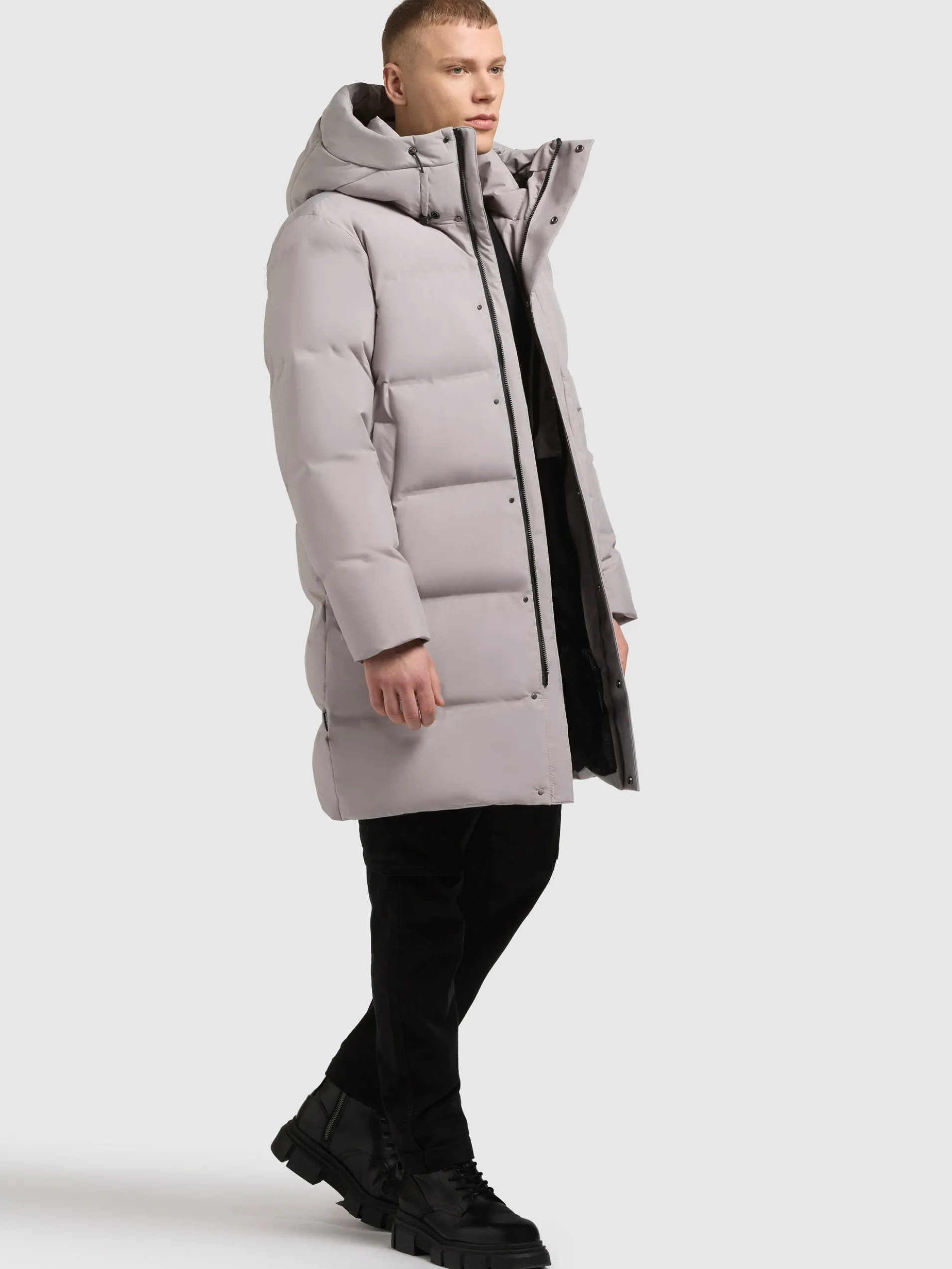 Mantel STANK3 BLIZZARD GREY