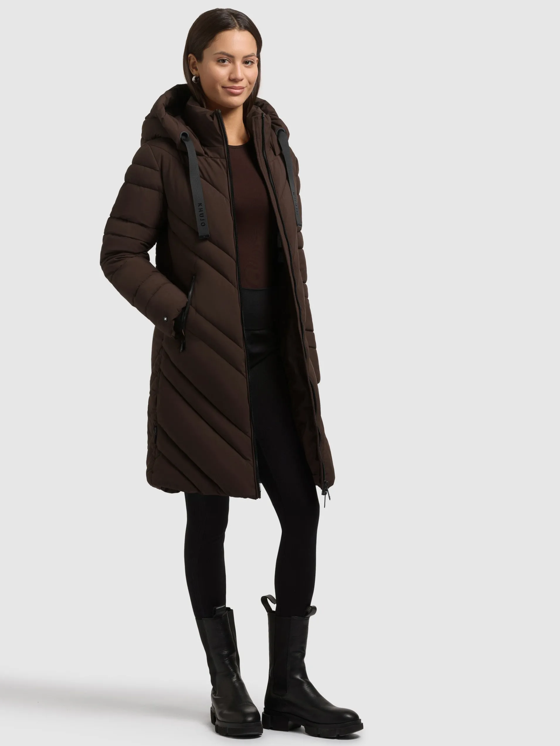 Mantel TABY MOODY PLUM