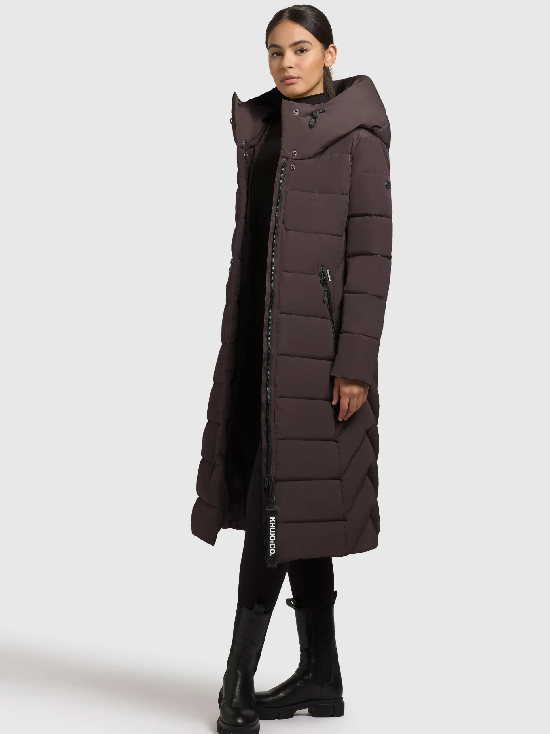 Mantel TAMKE 2IN1 (Einsatz herausnehmbar) MOODY PLUM