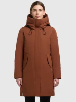 Mantel WEDELIA WITH INNER JACKET RUSSET BROWN