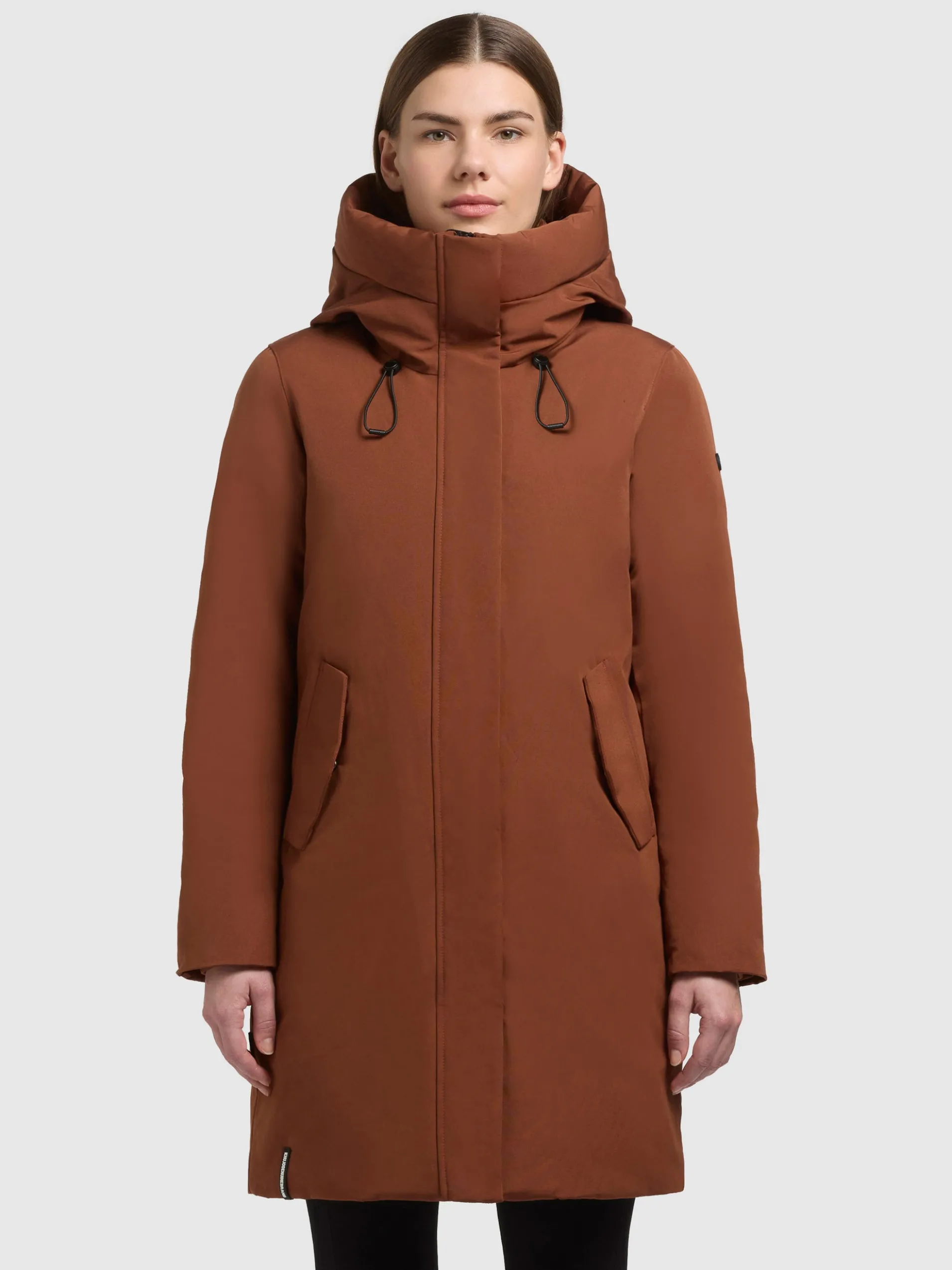Mantel WEDELIA WITH INNER JACKET RUSSET BROWN
