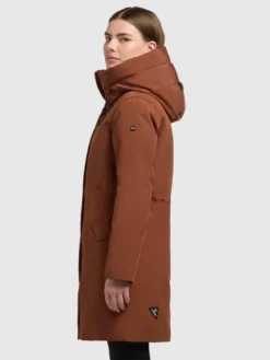Mantel WEDELIA WITH INNER JACKET RUSSET BROWN