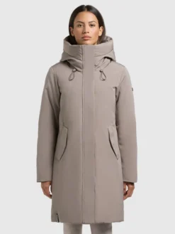 Mantel WEDELIA WITH INNER JACKET GREIGE