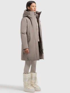 Mantel WEDELIA WITH INNER JACKET GREIGE