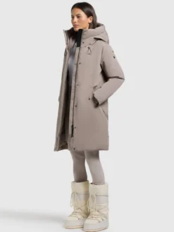 Mantel WEDELIA WITH INNER JACKET GREIGE