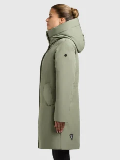 Mantel WEDELIA WITH INNER JACKET MUTED GREEN