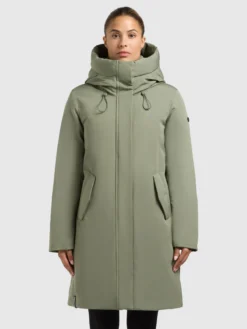 Mantel WEDELIA WITH INNER JACKET MUTED GREEN