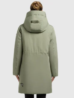 Mantel WEDELIA WITH INNER JACKET MUTED GREEN