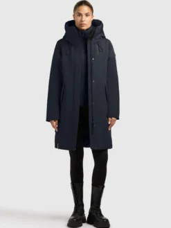 Mantel WEDELIA WITH INNER JACKET PORT BLUE