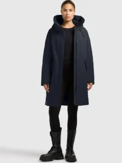 Mantel WEDELIA WITH INNER JACKET PORT BLUE