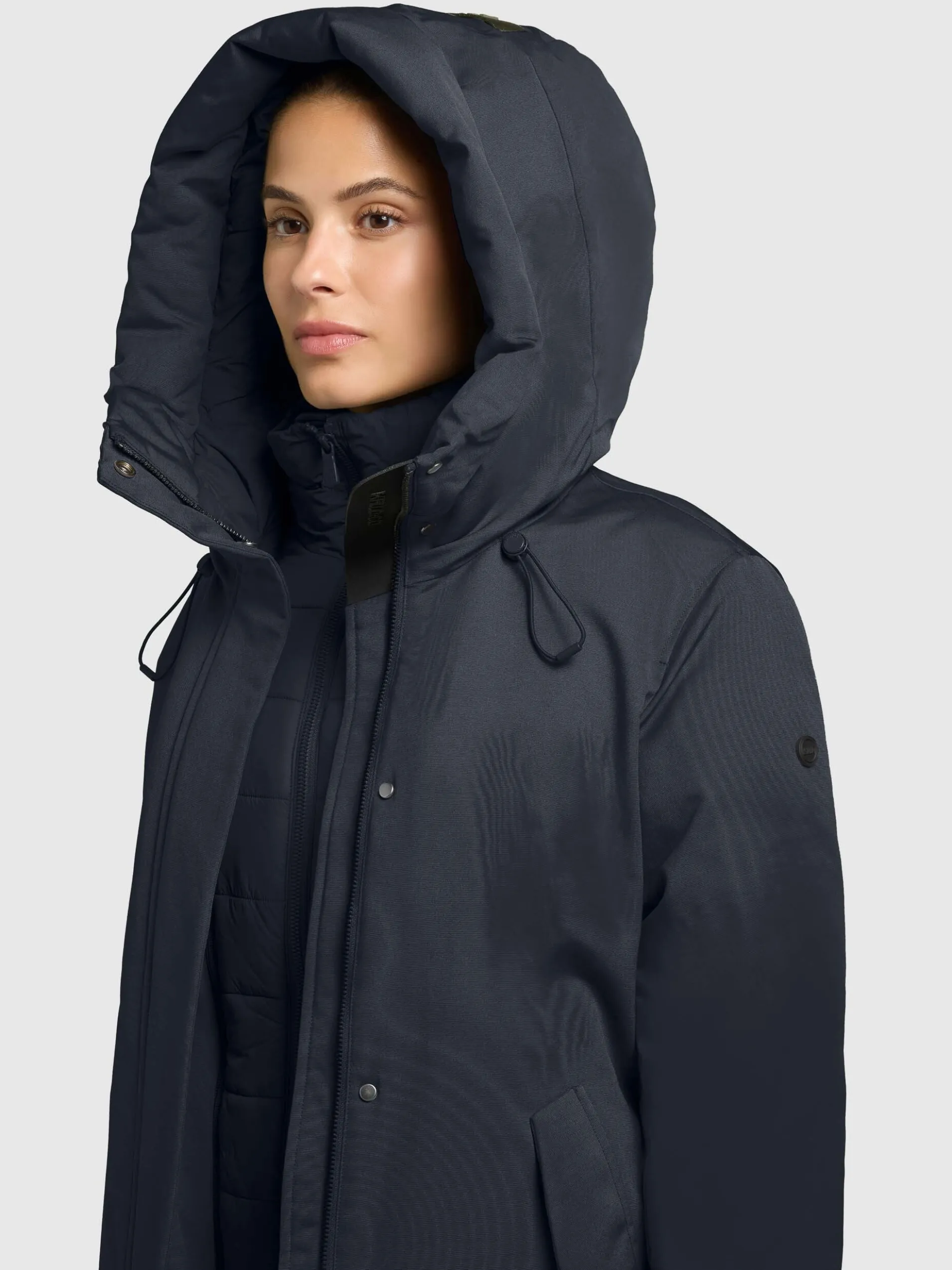Mantel WEDELIA WITH INNER JACKET PORT BLUE