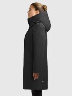Mantel WEDELIA WITH INNER JACKET BLACK