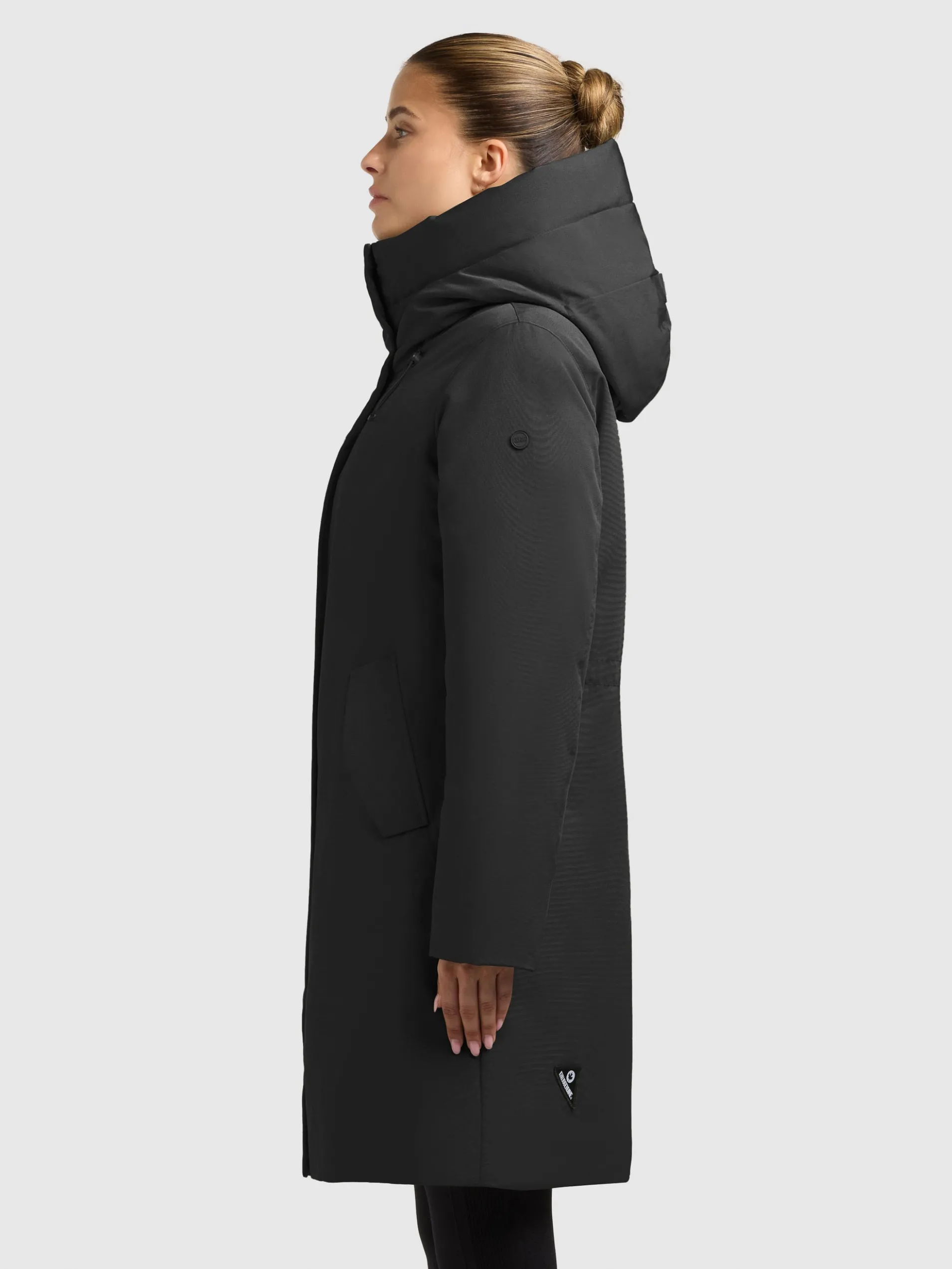 Mantel WEDELIA WITH INNER JACKET BLACK