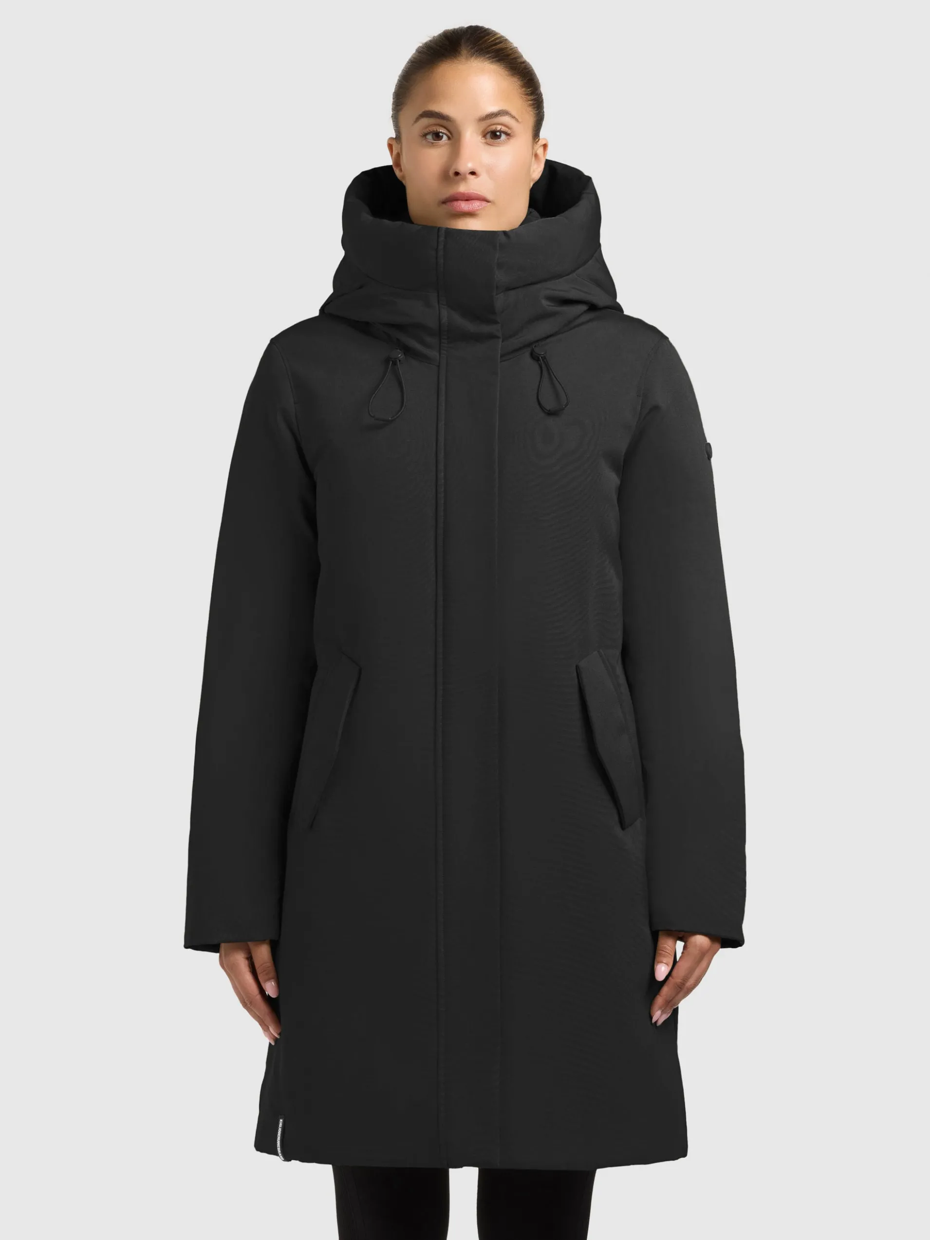 Mantel WEDELIA WITH INNER JACKET BLACK