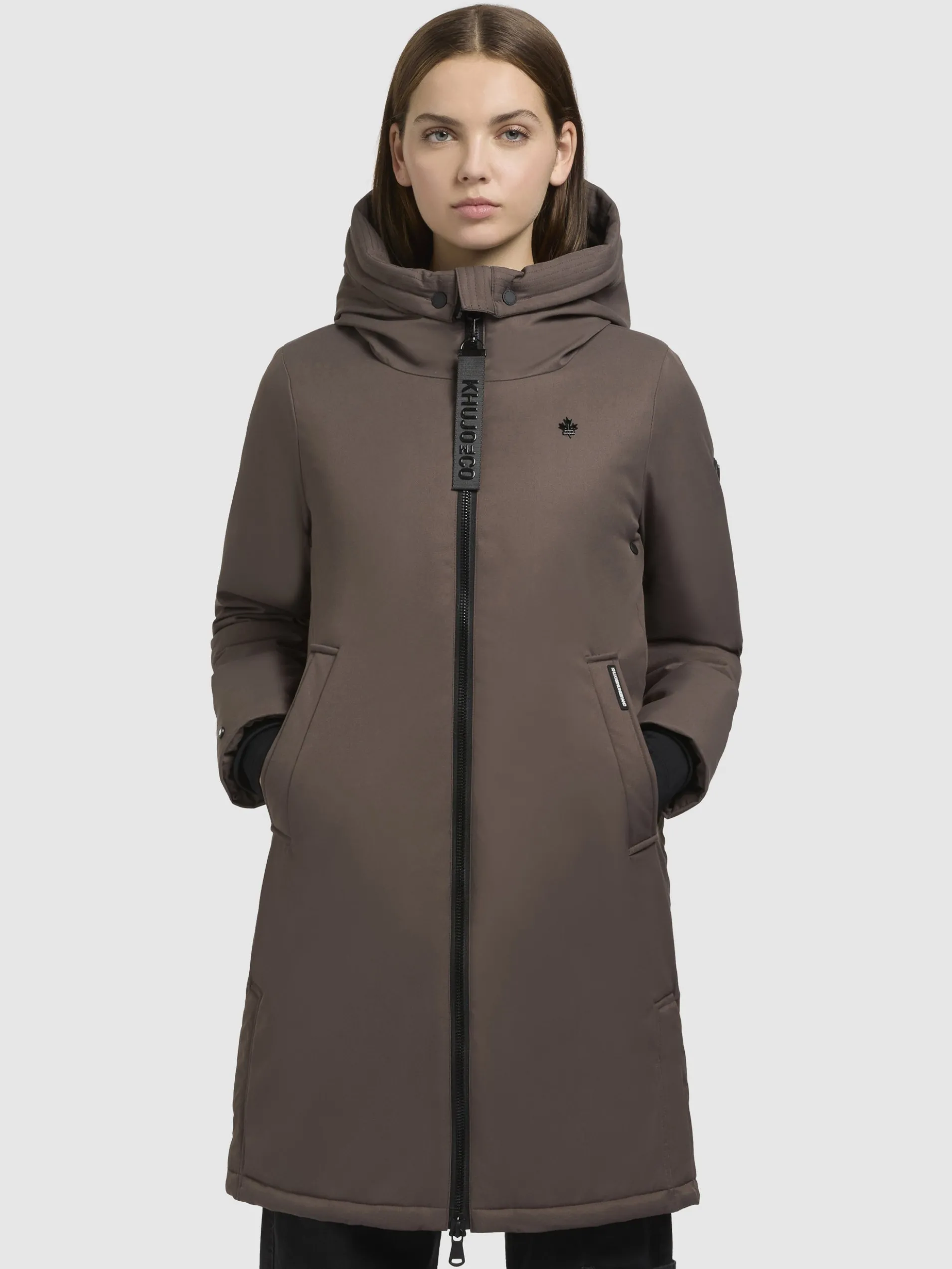 Mantel YAAK3 Taupe dunkel