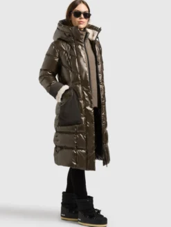 Mantel YITTI - 2IN1 (Einsatz herausnehmbar) CANE BROWN
