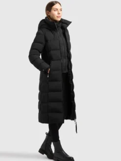 Mantel ZURI - 2IN1 (Einsatz herausnehmbar) BLACK