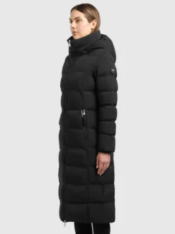 Mantel ZURI - 2IN1 (Einsatz herausnehmbar) BLACK