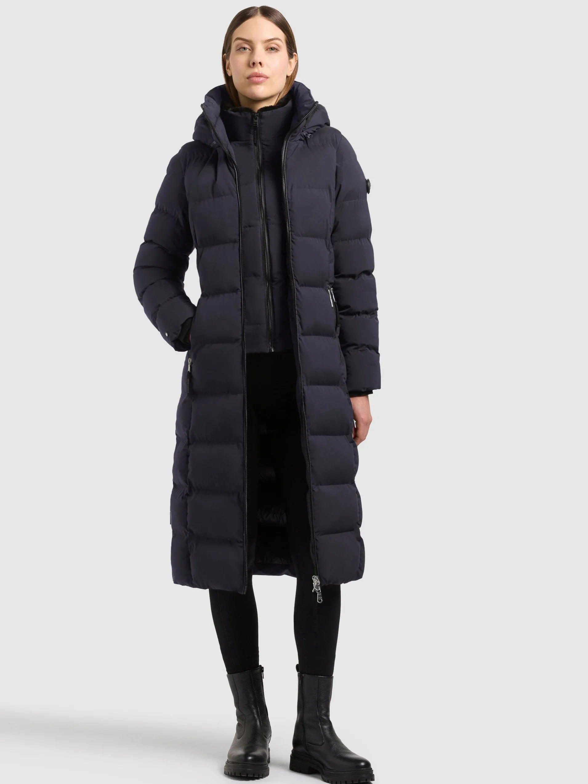 Mantel ZURI - 2IN1 (Einsatz herausnehmbar) NIGHTFALL NAVY