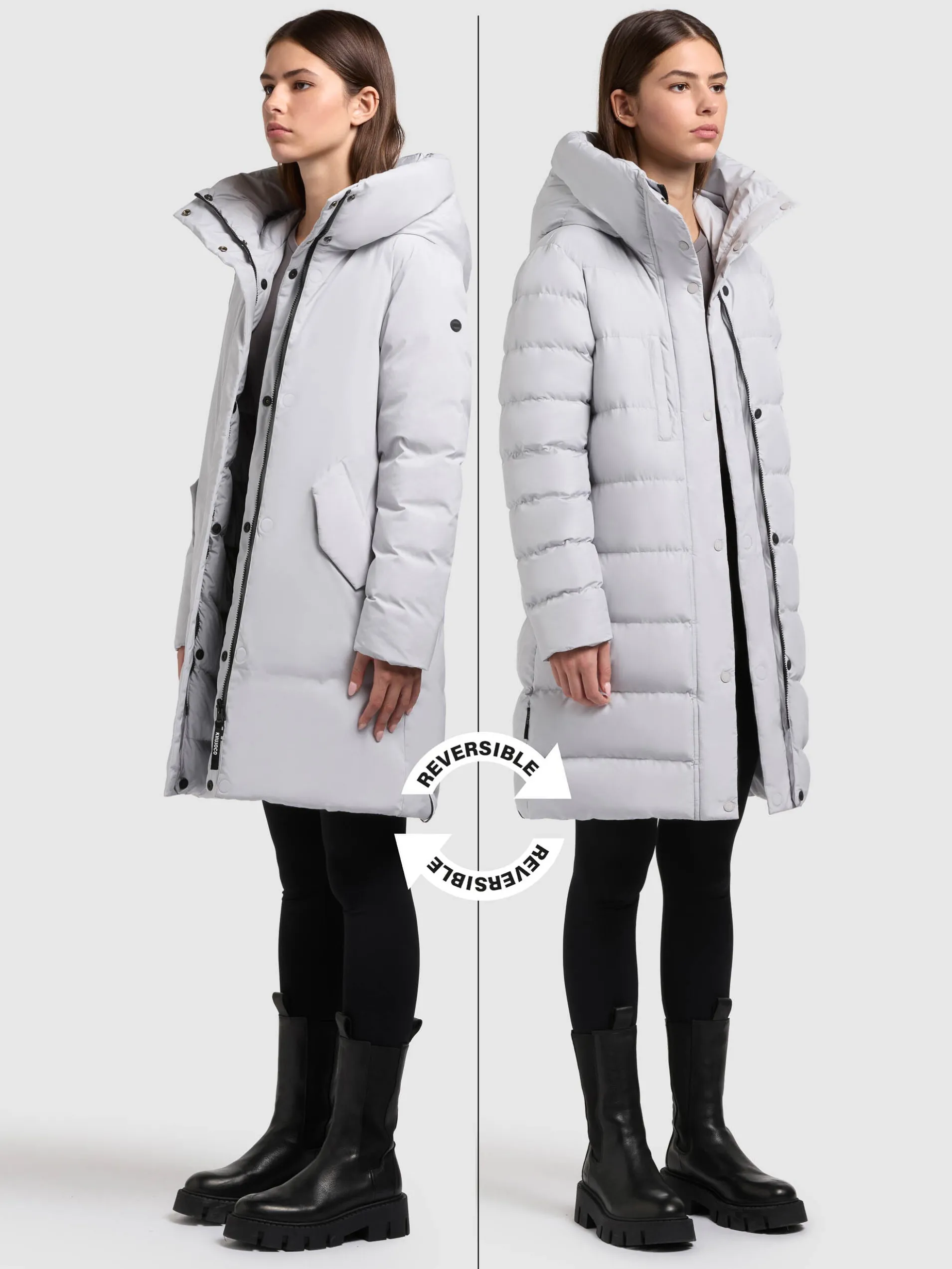 Wendemantel PROTEA PLATINUM GREY