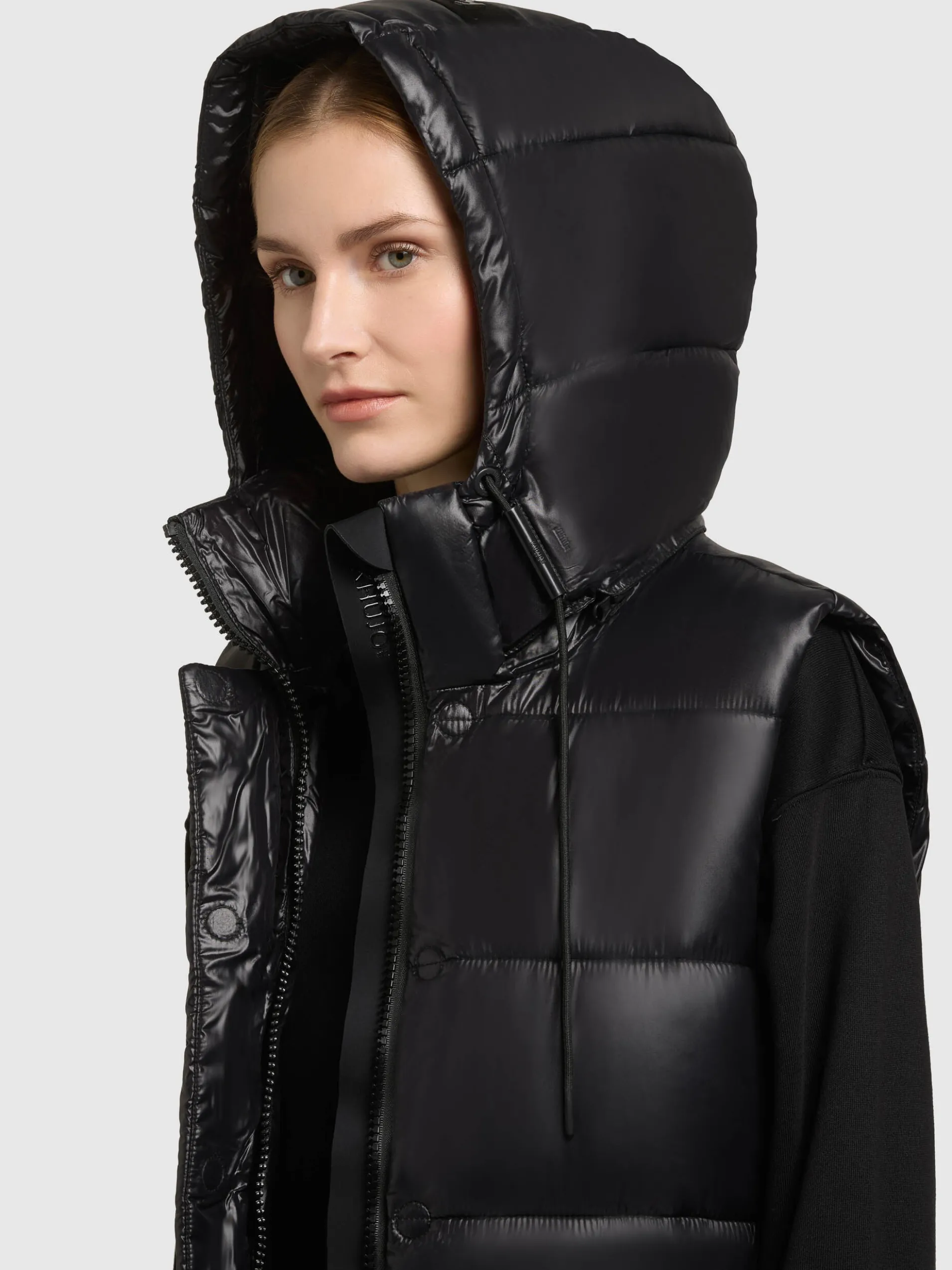 Weste TOURIN3 SATIN Schwarz